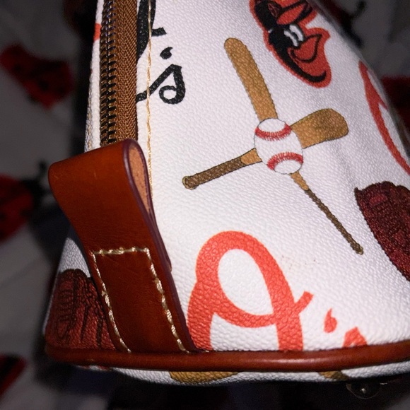 Dooney and Bourke Baltimore Orioles Zip Zip Domed Satchel Rtl $348 - Picture 6 of 12